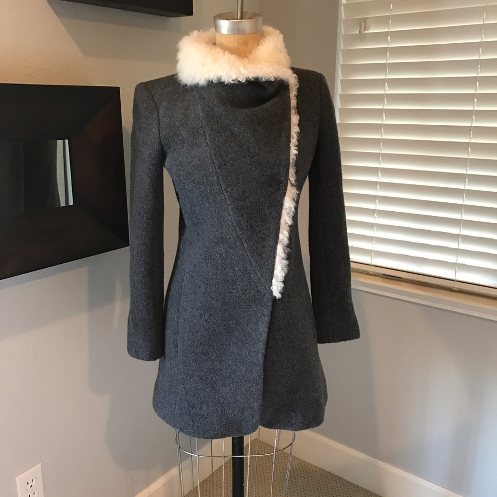 Theory Wool & Cashmere Coat, P, XS - Picture 2 of 7